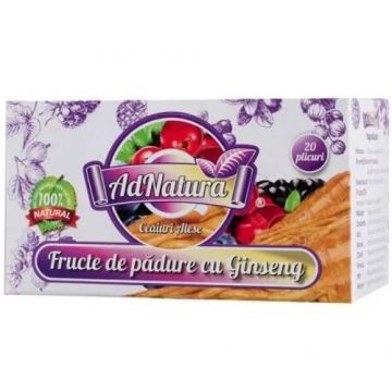 Ceai Fructe de Padure cu Ginseng, AdNatura