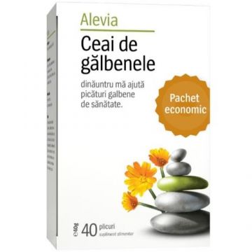 Ceai Galbenele, 40 plicuri, Alevia