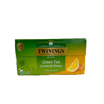Twinings Green Tea Lemon Honey ceai verde cu lamaie si miere 25 pliculete