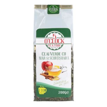 5 O' Clock Tea Ceai Verde cu Mar si Scortisoara 200g