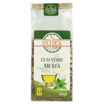 5 O' Clock Tea Ceai verde cu menta 80g