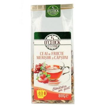5 O' Clock Tea Merisor si Capsuni 80g