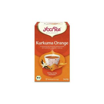 CEAI BIO CURCUMA, PORTOCALE SI VANILIE, 34g, Yogi Tea