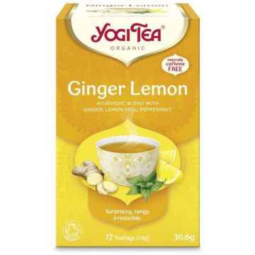 Ceai Bio Ghimbir si Lamaie Yogi Tea