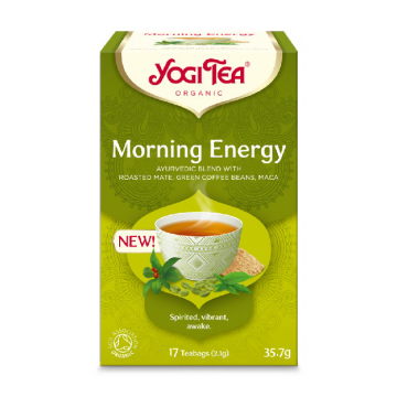 Ceai bio Morning Energy 17 pliculete a 2,1g, 35,7g Yogi Tea