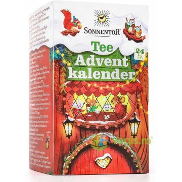 Ceai Calendar de Craciun (Advent Kalender) Ecologic/Bio 24dz
