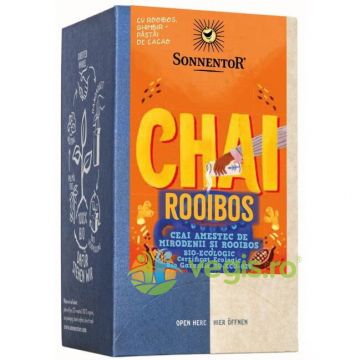 Ceai 'Chai' Rooibos si Amestec de Mirodenii Ecologic/Bio 18dz