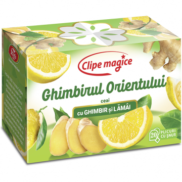 Ceai cu Ghimbir si Lamai 'Ghimbirul Orientului' 20dz