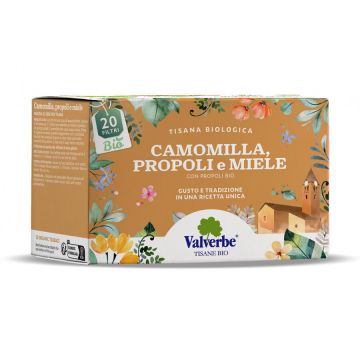 Ceai cu Musetel, Miere si Propolis Ecologic/Bio 20dz