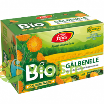 Ceai de Galbenele Ecologic/Bio 20 plicuri