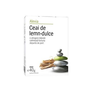 Ceai de lemn-dulce, 40 g, Alevia