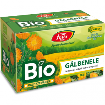 Ceai Galbenele Bio 20pl Fares