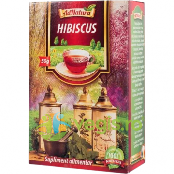 Ceai Hibiscus Flori 50g