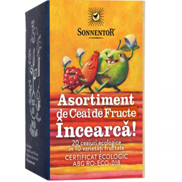 Ceai Incearca!-Asortiment de Ceai de Fructe 20pl, Sonnentor