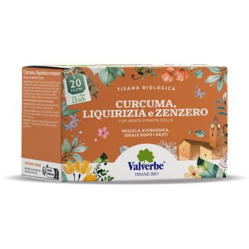 Ceai pentru Raguseala cu Ghimbir, Turmeric si Lemn Dulce Ecologic/Bio 20dz