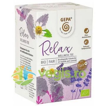 Ceai Relax Wellness Ecologic/Bio 20dz