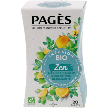 Ceai Stare Zen (Roinita, Busuioc, Aroma de Bergamota si Lamaie) Ecologic/Bio 20dz