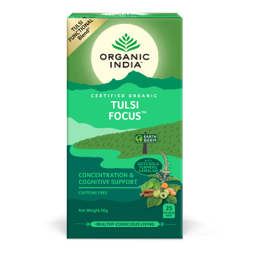 Ceai Tulsi Focus, 25 plicuri, Organic India