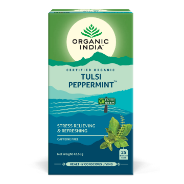 Ceai Tulsi Menta, 25 plicuri, Organic India