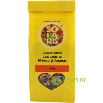 Ceai Verde cu Mango si Ananas Deliciu Exotic 90g