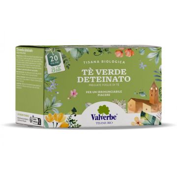 Ceai Verde Decofeinizat Ecologic/Bio 20dz
