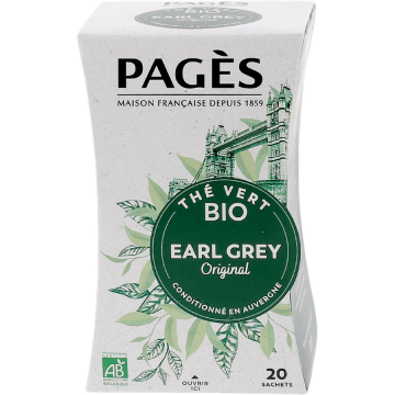 Ceai Verde Earl Grey Ecologic/Bio 20dz
