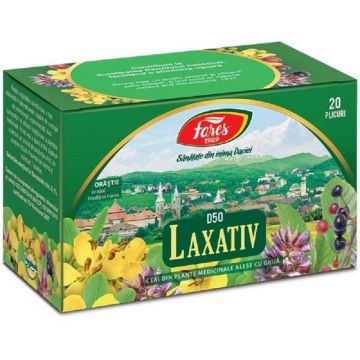Fares Ceai Laxativ D50 ,20 plicuri Fares Ceai Laxativ D50 ,20 plicuri