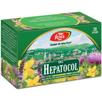 Fares Hepatocol Ceai 20 plicuri