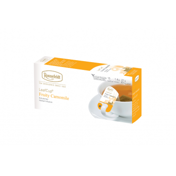 Ronnefeldt Leafcup Fruity Camomile infuzie plante 15 pliculete