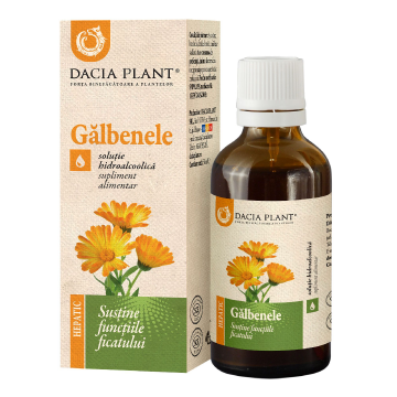 Tinctura de galbenele, 50ml, Dacia Plant