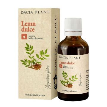 Tinctura de lemn dulce, 50ml, Dacia Plant