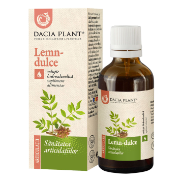 Tinctura de lemn dulce, 50ml, Dacia Plant