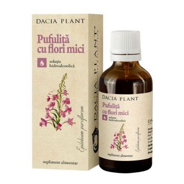 Tinctura de pufulita cu flori mici, 50ml, Dacia Plant