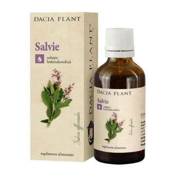 Tinctura de salvie, 50ml, Dacia Plant