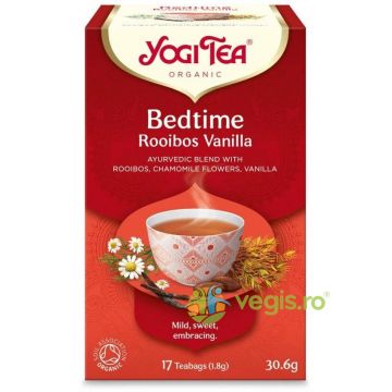 Ceai Bedtime cu Rooibos si Vanilie Ecologic/Bio 17dz