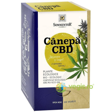 Ceai Canepa CBD Ecologic/Bio 18dz