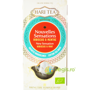 Ceai cu Hibiscus si Menta New Sensation Ecologic/Bio 10dz