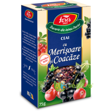 Ceai Cu Merisoare Si Coacaze 75g