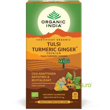 Ceai cu Turmeric si Ghimbir Ecologic/Bio 25dz