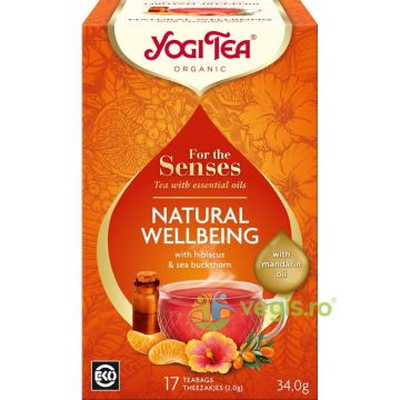 Ceai cu Ulei Esential Natural Wellbeing - For the Senses Ecologic/Bio 17dz