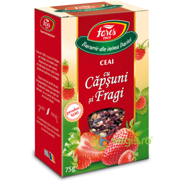 Ceai de Capsuni si Fragi 75g