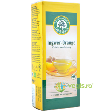 Ceai de Ghimbir cu Portocale Ecologic/Bio 20 plicuri 40g