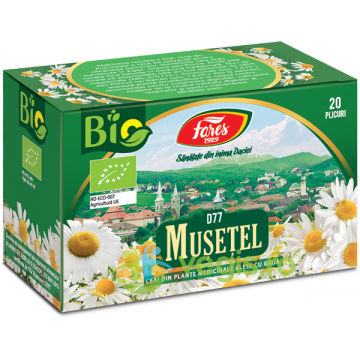 Ceai de Musetel (D77) Ecologic/Bio 20dz
