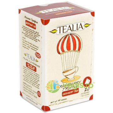 Ceai Desert Raspberry Truffle 20 plicuri piramida Secom,