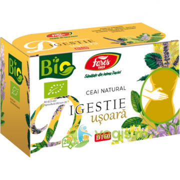 Ceai Digestie Usoara (D160) Ecologic/Bio 20dz