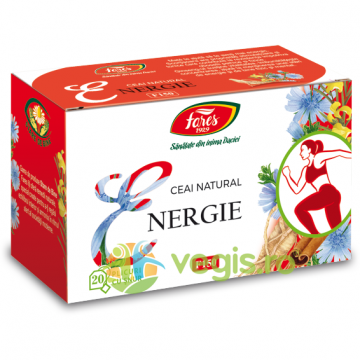 Ceai Energie cu Radacina de Cicoare, Rooibos, Ginseng si Scortisoara (F150) 20dz