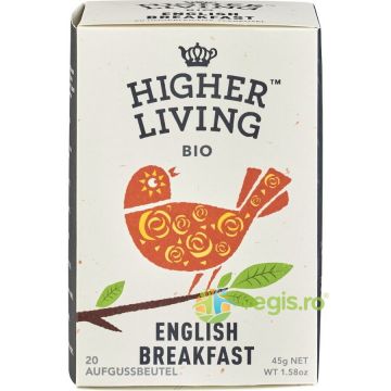 Ceai English Breakfast Ecologic/Bio 20 plicuri
