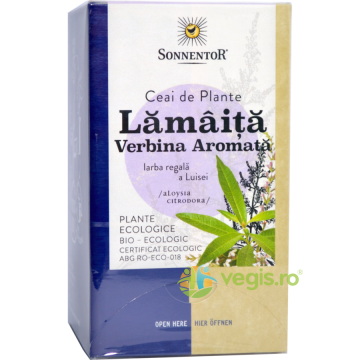 Ceai Lamaita si Verbina Aromata Ecologic/Bio 18dz