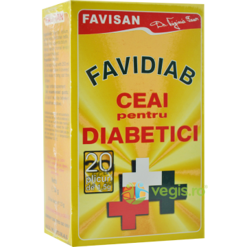 Ceai pentru Diabetici Favidiab 20dz