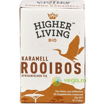 Ceai Rooibos Caramel Ecologic/Bio 20 plicuri